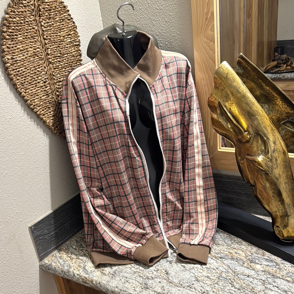 Brown And Tan Performance Jacket For Versatile We… - image 1